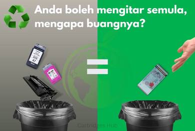 Saya buyer toner ink cartridge baru atau kosong
