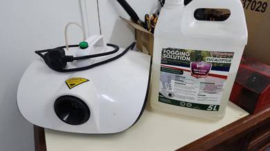 Fogging machine and solution