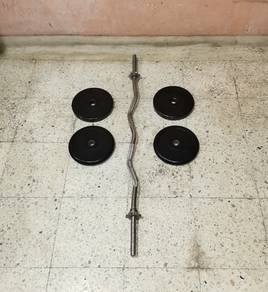 curl barbell (5KG X 4)