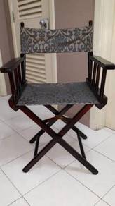 Restored Vintage Portable Folding Director Chair