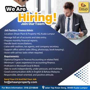 Admin Account / Finance