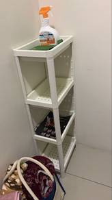 White Plastic Shelving Unit
