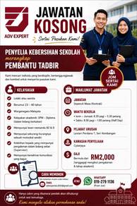 Penyelia Kebersihan Sekolah & Pembantu Tadbir