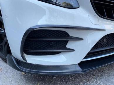 Mercedes Benz W213 carbon canard with trim