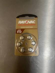 New Hearing aid battery - Rayovac size 312
