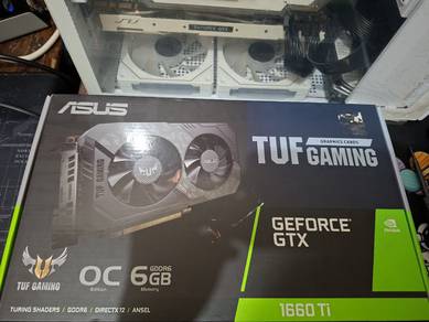 asus tuf oc edition gtx1660ti fullset