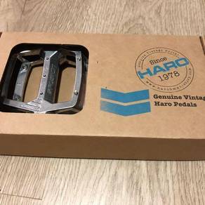 BMX Haro Fusion Alloy Pedals set 1/2 silver color