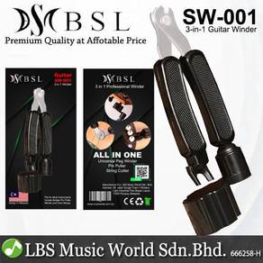 BSL SW-001 3 In 1 Guitar String Winder With Cutter