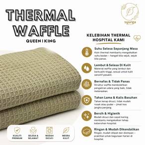 Syurga Thermal Waffle Blanket