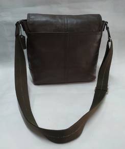 Coach Brown Leather Messenger Bag