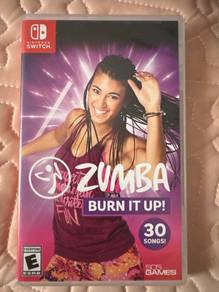 used Nintendo game - zumba burn it up
