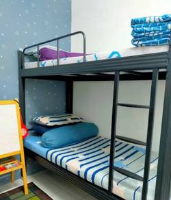 Katil double decker dengan plywoods