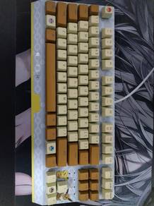 The RGB lighting on this keyboard automatically cy
