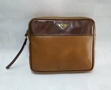 Renoma Leather Clutch Bag   (MADE IN FRANCE)
