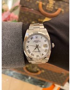 Rolex Oyster Perpetual Date REF15000 Mother Of Pea