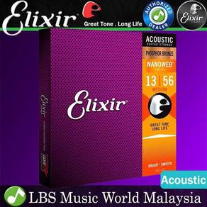 Elixir 16102 Nanoweb Acoustic Guitar String Phosph