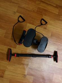Stepper and Door Pull-Up Bar
