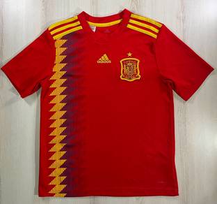 Adidas Kid’s 2017 Spain Home Jersey #DZ Used