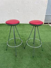 YE64H Kerusi Tinggi Bar Stool High Chair x 1 Pair