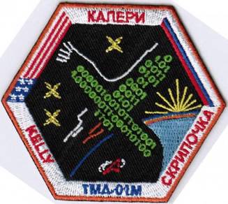 Space Flight Soyuz TMA-01M Ingul Russia Patch