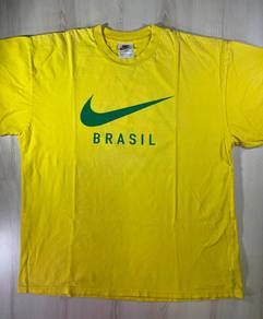 Nike Brasil Yellow Tee #EZ1 Used