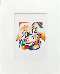 Abstract Pig Print 📢