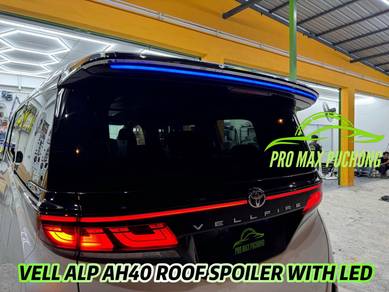 Alphard Vellfire Agh40 Ah40 Spoiler With Led