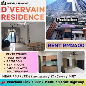 Service Residence For Rent in D'Vervain Residences
