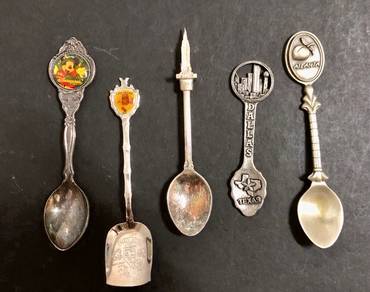 Vintage Souvenir Spoons USA
