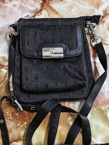 Playboy monogram sling bag