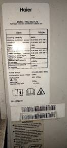 aircond haier 1HP