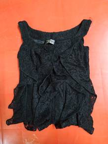 Black Lace Dress Preloved Caption Options