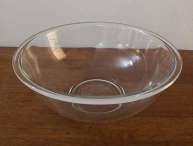 Mangkuk large pyrex clear glass mixing bowl
