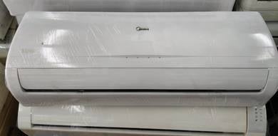 Midea 1.0hp  air cond free installation (Used)