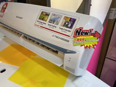 SHARP inverter Air Con Penghawa Dingin AH-X10BED
