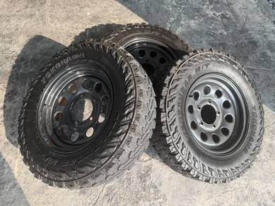 Suzuki Jimny Steel Rims + Yokohama MT tyres