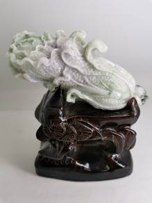 Ice Multi Color Jadeite Jade Cabbage Ornament