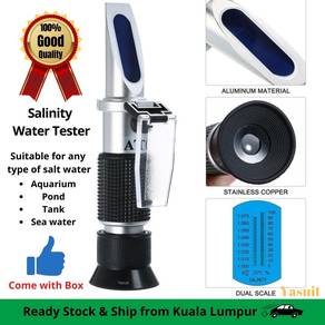 Salinity Refractometer Handheld Salt Water Tester