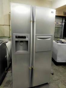 Fridge Ice Ais Side by Side Refrigerator LG Box