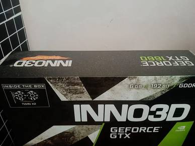 Inno3d Geforce Gtx 1660 6gb Ddr5 (Boleh NEGO)