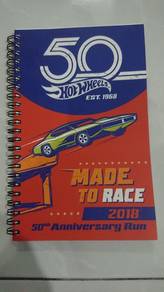 Hot Wheels 2018 50th Anniversary Run Notebook