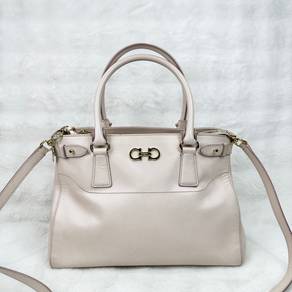 Salvatore Ferragamo Batik Medium Gancini Tote Bag