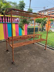 Rak pasu bunga orkid / sayur 2 tingkat