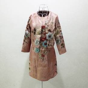 Luxury's Embroidery & Rhinestones dress women