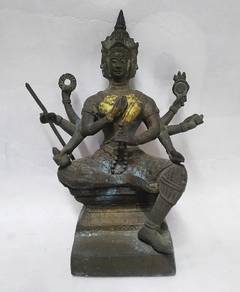 Antique Four Faces Buddha (Brahma) Bronze Statue