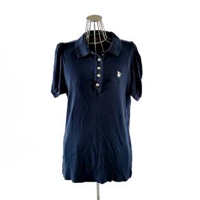 JUICY COUTURE Dog Embroider Navy Blue T-Shirt