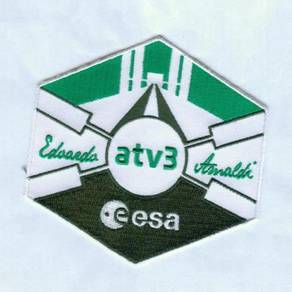 Edoardo Amaldi ATV-3 NASA ISS 30 Space Patch
