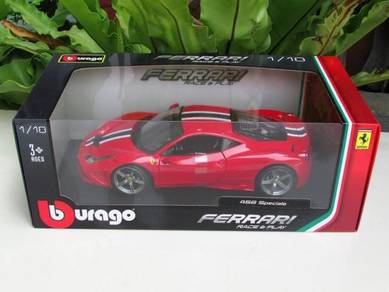 Bburago 1-18 Ferrari 458 Speciale Red Diecast Car