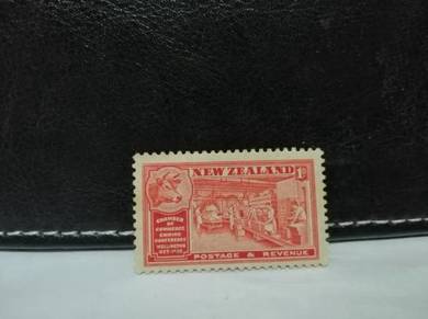 1936 New Zealand Stamp Dairy Factory Cow