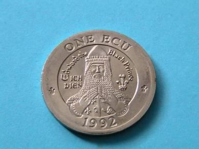 One Ecu coin 1992 – Wales